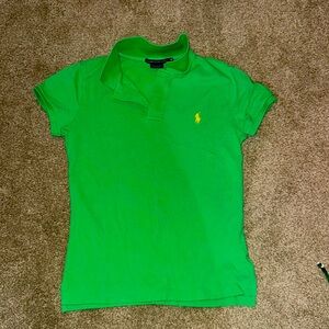 Ralph lauren sport half sleeve womens green M